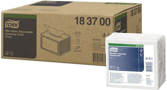 Tork Cleaning Cloths with Microfibers General Use White 40 Pieces