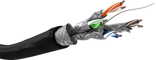 Goobay S/FTP Kat.6 Ethernet Netzwerkkabel 40m Schwarzes