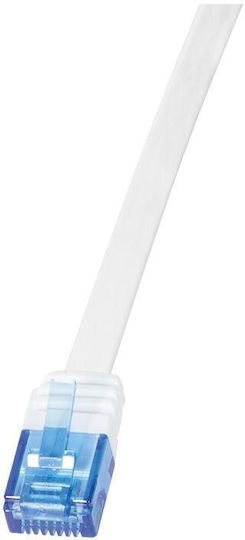 LogiLink Равен U/UTP Cat.5e (Gigabit) Мрежов Кабел Ethernet 15м Бял