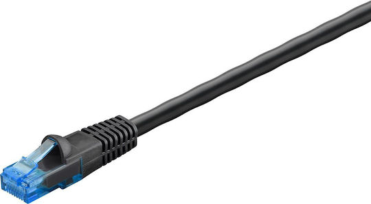Goobay U/UTP Cat.6 (Gigabit) Καλώδιο Δικτύου Ethernet εξωτερικού χώρου χωρίς ακροδέκτες 50m Μαύρο