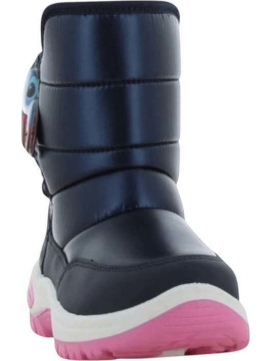Lilo & Stitch Kinderstiefel Schnee mit Bügel- und Schleifenverschluss Blauen