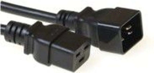Microconnect IEC C19 / IEC C20 - IEC C19 / IEC C20 Cable 3m Μαύρο PE141530