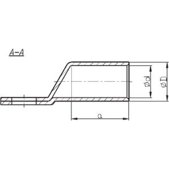 Ergom Elektrische Terminals mit Loch Kupfer (E11KM-01010106100) in einem Set von 100Stück