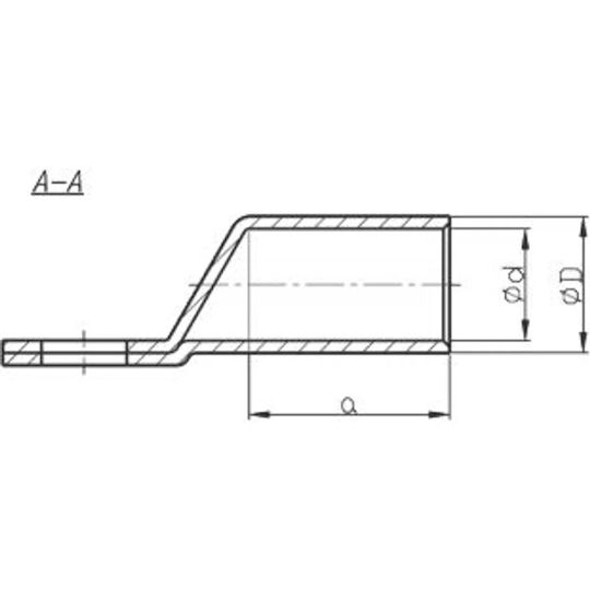 Ergom Elektrische Terminals mit Loch Kupfer (E11KM-01010104600) in einem Set von 100Stück