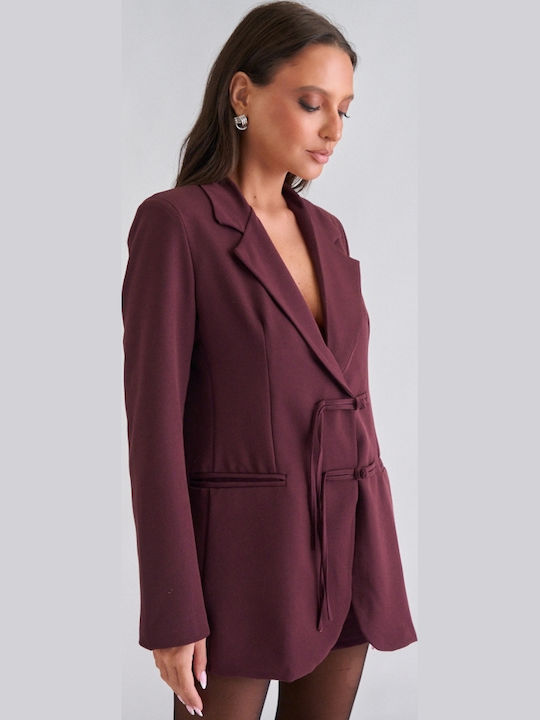 Decoro Sacou Dama Burgundy