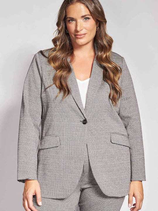 Parabita Sacou Dama Tweed Cu Talie Culoarea Producătorului Puro Parabita Sacou Dama Tweed Cu Talie Culoarea Producătorului Puro