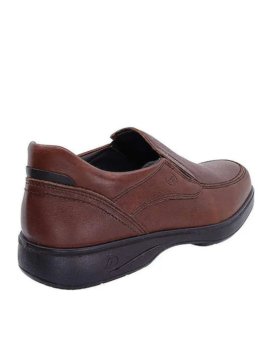Leder Herren Freizeitschuhe Anatomisch Tabac Braun