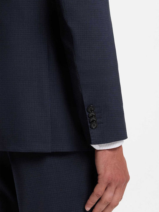 Men's Suit with Regular Fit Blue