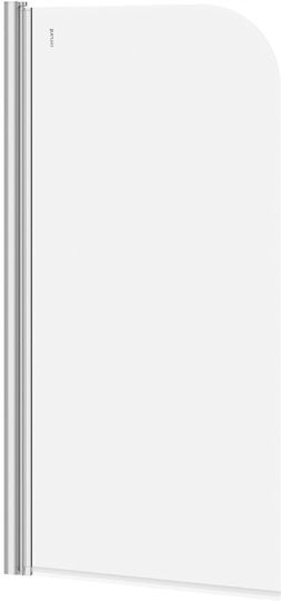 Cersanit Feste Seite Badewanne 70x140cm Klarglas Chrom