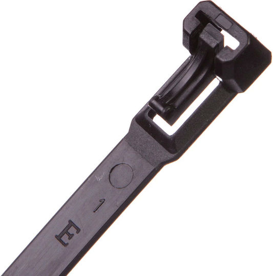EM Group Пластмасови Кабелни Аксесоари 350mmx7.5mm в Черен Цвят 100бр BMWN5354E