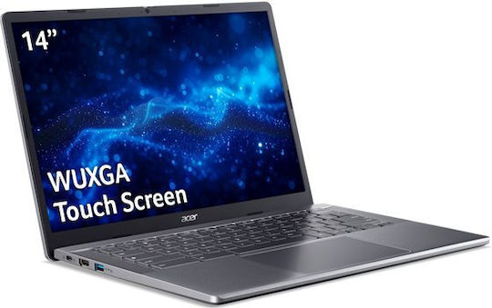 Chromebook Plus 514 CBE574-1T 14" IPS Touchscreen (Ryzen 5-7520C/8GB/256GB SSD/Chrome OS) Steel Grey (UK Keyboard)