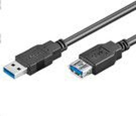 Microconnect USB 2.0 Cablu USB-A - USB-A female Negru 2m USB3.0AAF2B