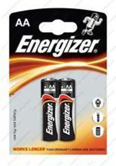 Energizer Αλκαλικές Μπαταρίες AA 1.5V 2τμχ
