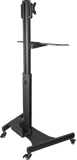 StarTech Mobile Workstation Cart S7771367 Стойка за телевизор Подов до 63" и 8кг