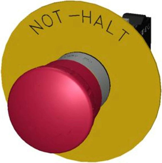Sirius Act Button 22mm Mushroom Emergency Stop Red 40mm 3su1150-1hb20-3ph0