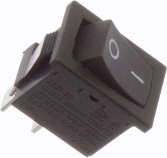 293554 Διακοπτης On-off 2p 6a 125vac 3a 250vac Σετ 10 Τεμαχιων