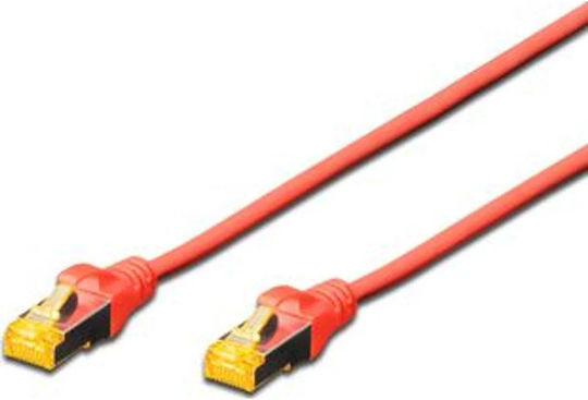 Digitus S/FTP Cat.6a (Gigabit) Cablu De Rețea Ethernet 10m Roșu