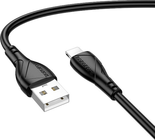 Borofone USB-C zu Lightning Kabel 27W Schwarz 1m