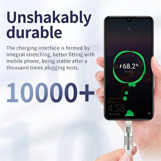 Leewello USB-C to Lightning Cable Λευκό 2m