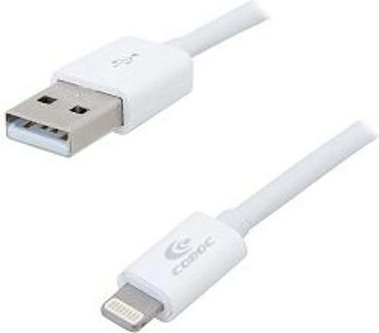 Thermaltake Regular USB-A la Cablu Lightning Alb 1m (PO-APP-PCL1WH-00)
