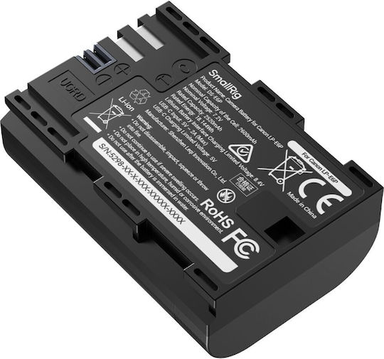 5298 Camera Battery Canon Lp-e6p 2600mah Usb-c