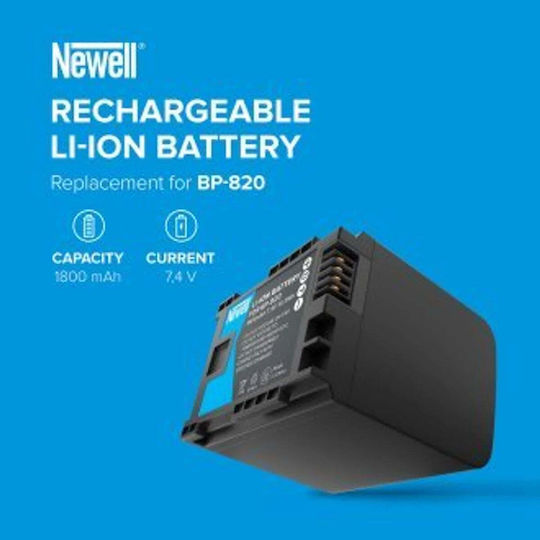 Αναπληρώσιμος Ακουμυλατέρ Newell Bp-820 Canon