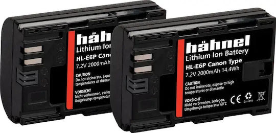 Hähnel Battery Canon Hl-e6p Lp-e6p Twin Pack