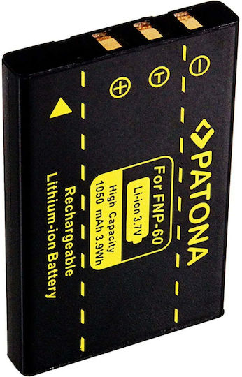 Patona Μπαταρία Φωτογραφικής Μηχανής NP-60 1050mAh Συμβατή με Fujifilm