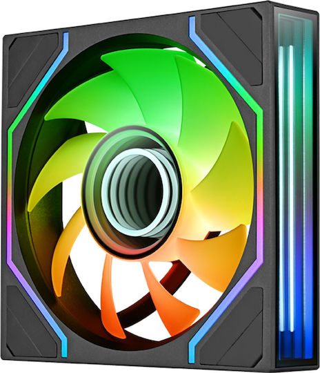 Swafan 140 EX Infinity Case Fan (1800rpm / 85.2cfm) with ARGB Lighting 3pcs