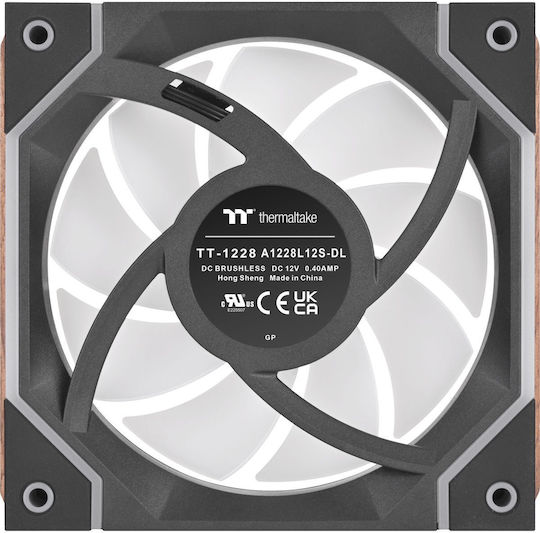 Swafan 120 EX Infinity Case Fan (2000rpm / 58.13cfm) with ARGB Lighting 3pcs Wood Edition