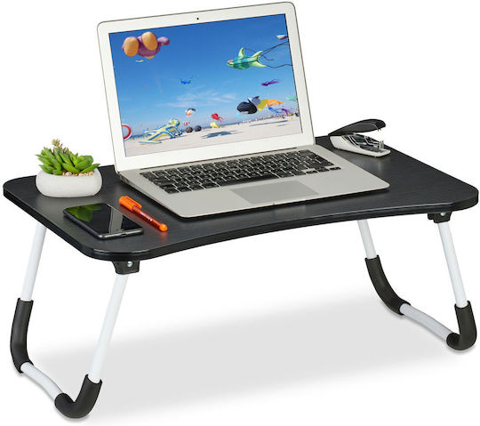 Relaxdays Τραπεζάκι για Laptop έως 17" black 10043115
