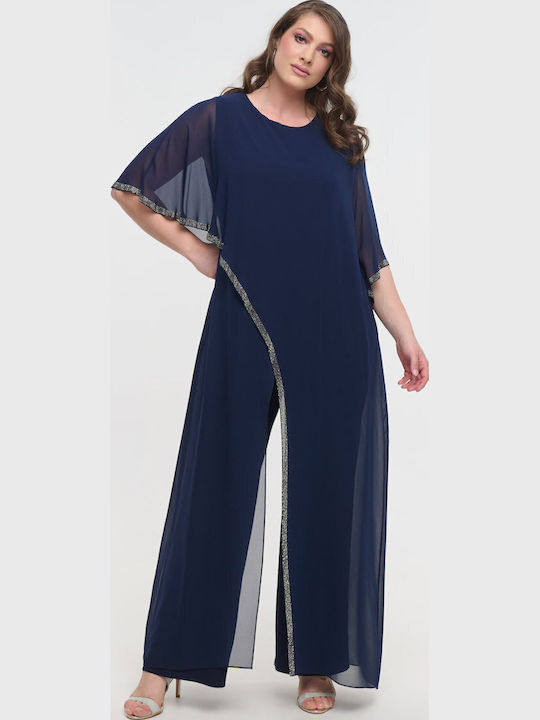 Women's One-piece Jumpsuit Navy Blue
