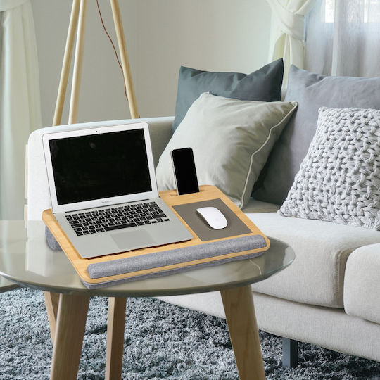 Relaxdays Cushion Stand for Laptop Brown