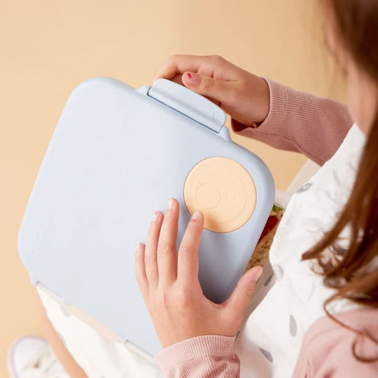 B.Box Lunchbox Kids' Food Container Made of Silicone 2L Pink 25.7 x 21.5 x 7.3cm