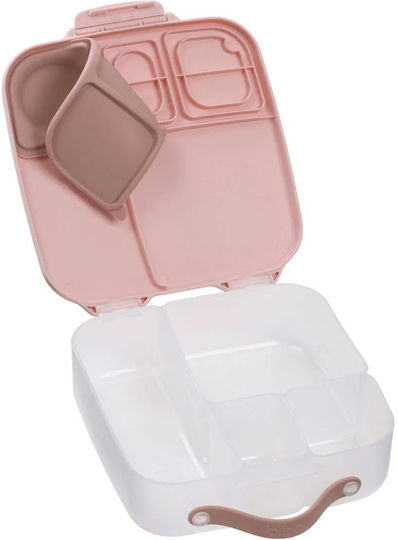 B.Box Lunchbox Kids' Food Container Made of Silicone 2L Pink 25.7 x 21.5 x 7.3cm