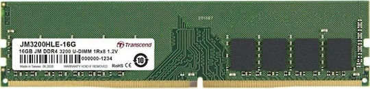 Transcend 16GB DDR4 RAM mit Geschwindigkeit 3200 für Schreibtisch