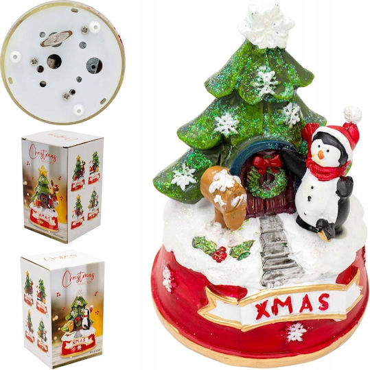 Christmas Figure Penguin with Music