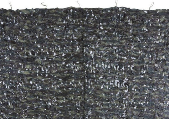 Compass Rectangular Plasă de camuflaj Gri cu acoperire PVC 3x4m Pădure