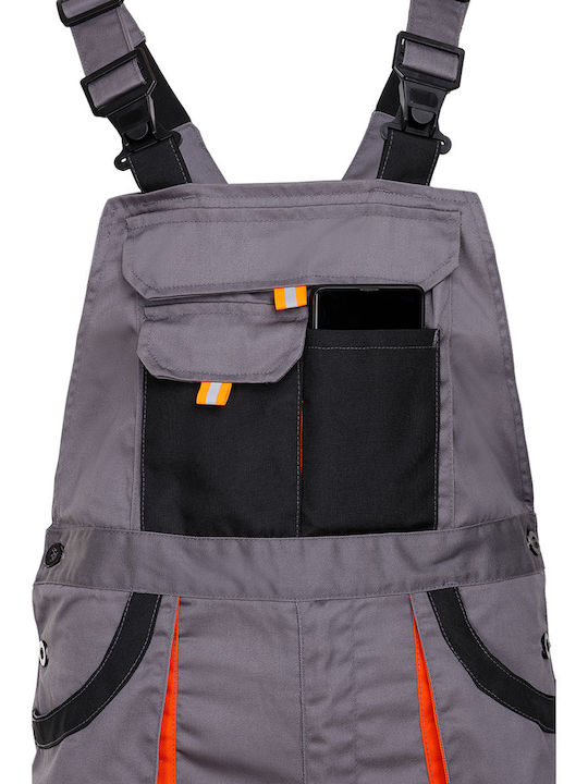 Cerva Cargo Em Work Coverall Full Body Gray