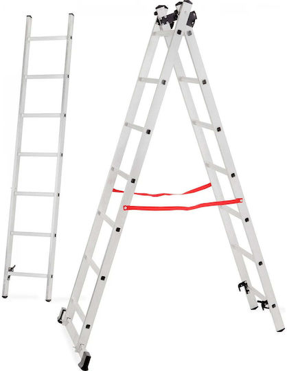 Scara multifuncțională din aluminiu 3x7