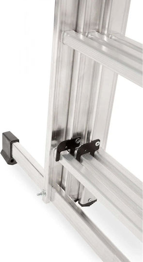 Scara multifuncțională din aluminiu 3x7