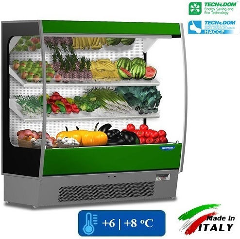 Tecnodom Lido FV 250 Showcase Refrigerator Self-Service 260x88.8x199.1cm.