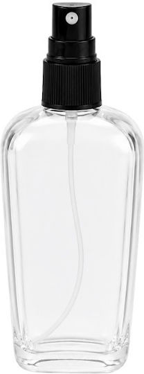 Glasflasche 100ml Duft Schwarz Verschluss 0621679 Enthält 6 Stücke