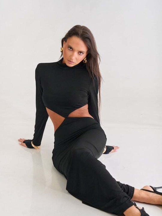 Maxi Evening Dress Black