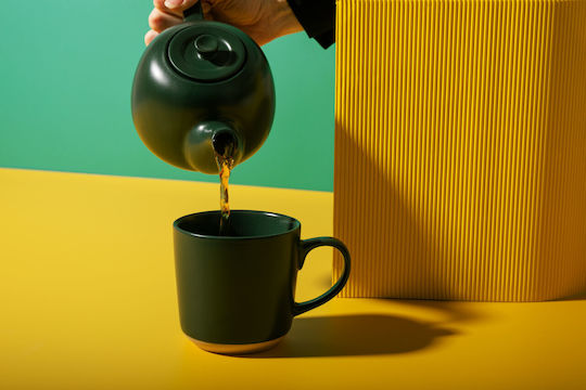 La Cafetière Keramiktasse Blau 350ml