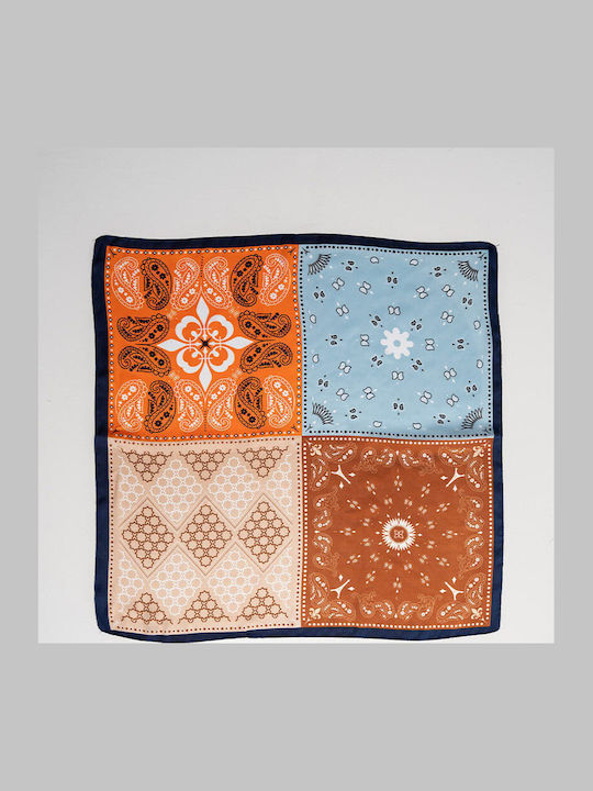 Hermosa Eșarfă de Mătase pentru Femei Albastră