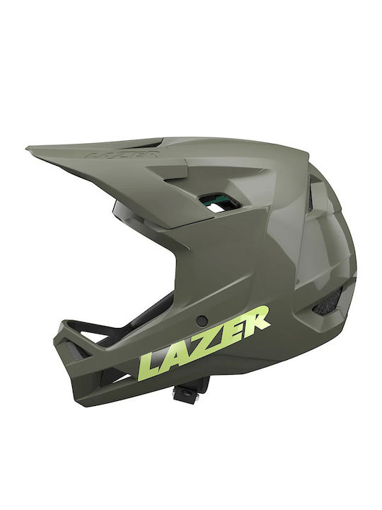 Lazer Full Face Κράνος Ποδηλάτου Βουνού / Downhill Πράσινο