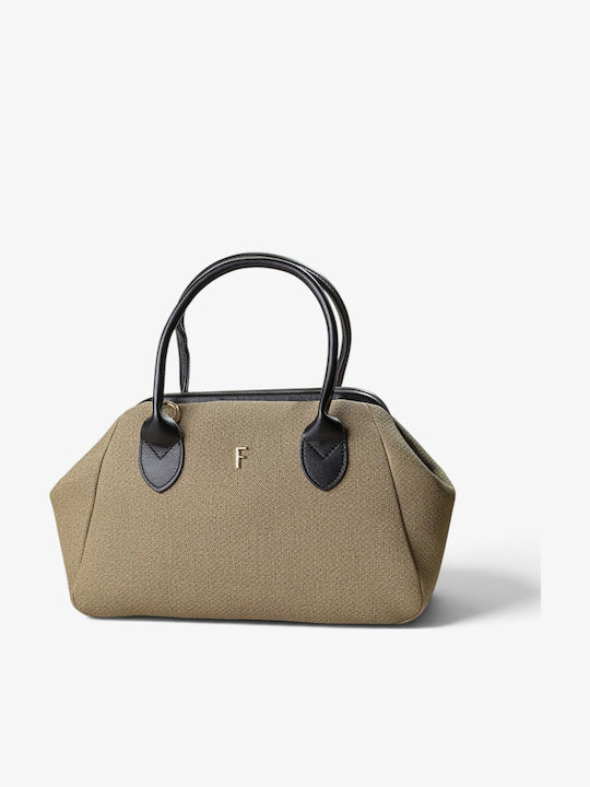 Burgunderrote Damenhandtasche / Schultertasche