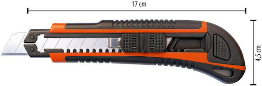 Cutter Profesional cu Lamă Retractabilă de 9,7 Mm, Corp Metalic din Aliaj de Zinc, Mâner Antiderapant, 3 Lame Preîncărcate, Pentru Tăierea Cartonului, Gips-cartonului, Lemnului și a AltTwo Materiale