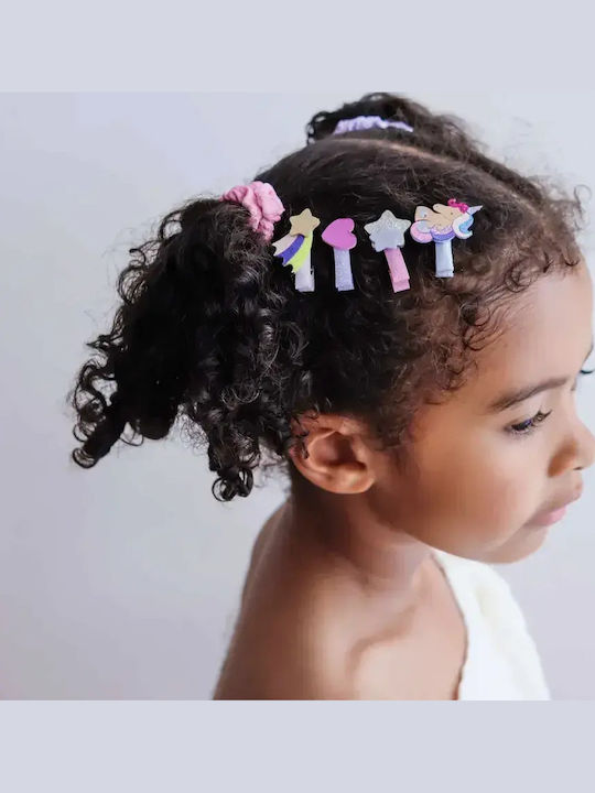 Mimi & Lula Unicornland Unicorn Kids Hair Accessories Set with Bobby Pins, Hair Clips, Headband and Hair Ties, 8 Pieces